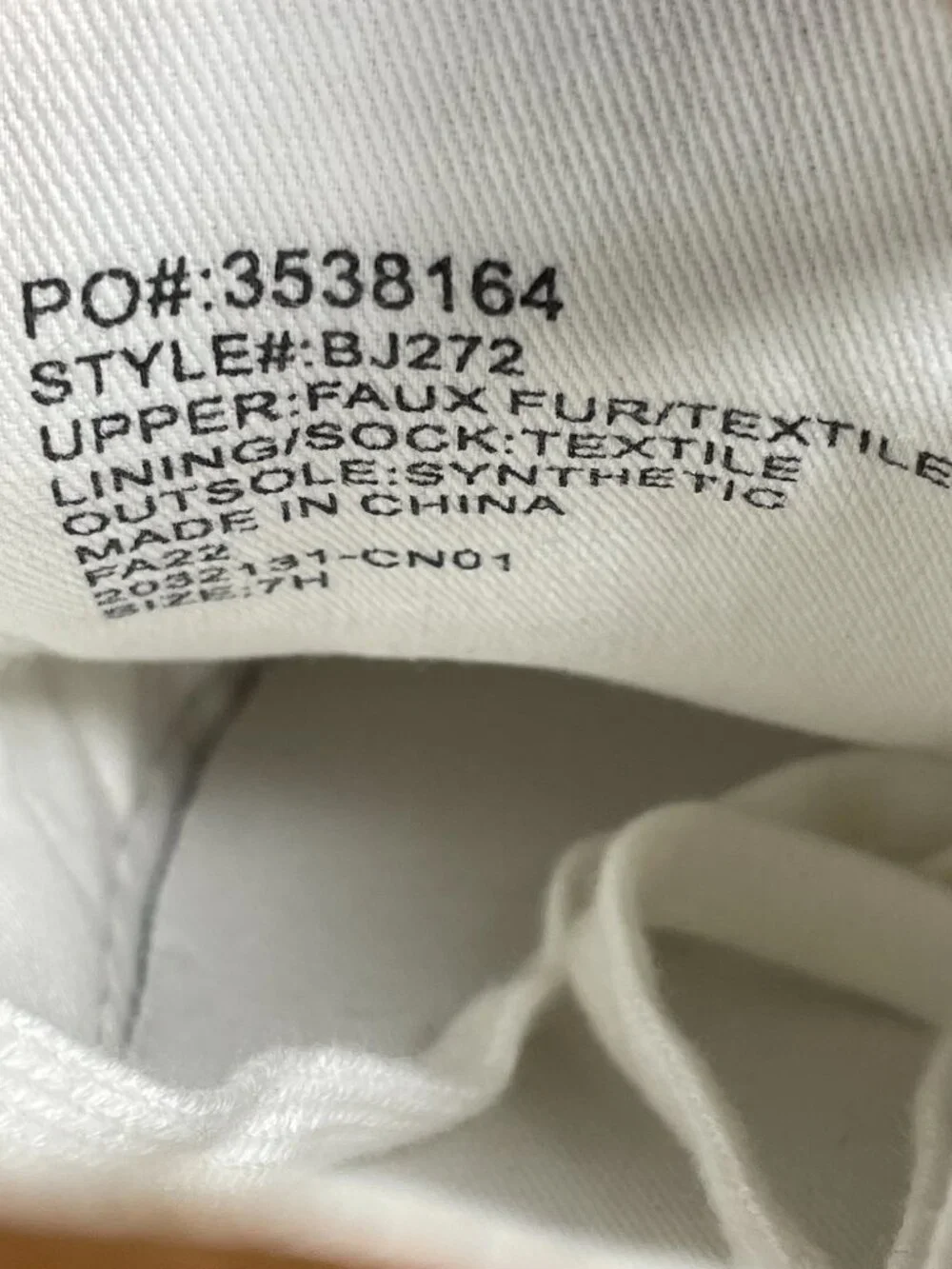 J. Crew Factory Striped Sherpa Road Trip Shoes Womens 7.5 White Brown Sneakers